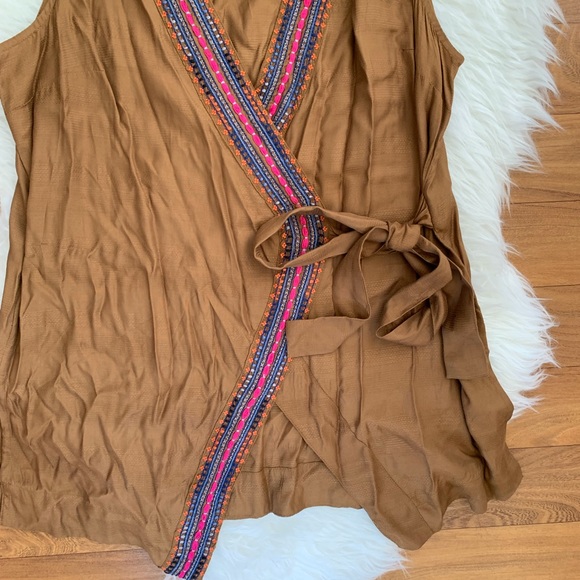 Anthropologie Maeve Liviana Wrap Tunic - Picture 8 of 8